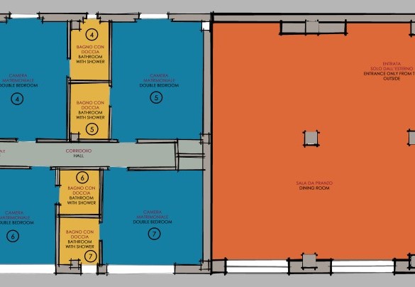 Residenza Collefiorito - Annesso - Primo Piano
