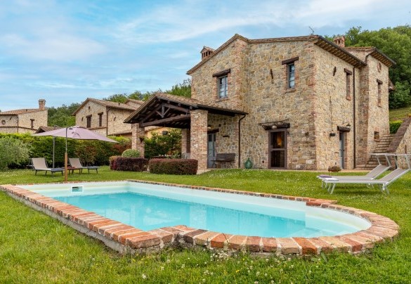 Villa for rent with exclusive swimming pool between Todi and Orvieto - San Rocco