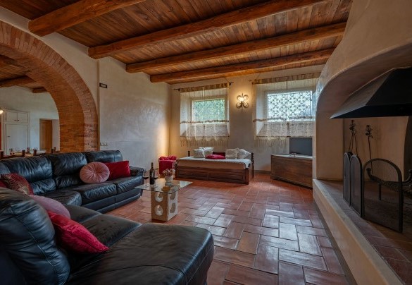 Living room with smart TV on the ground floor - Sangiovese