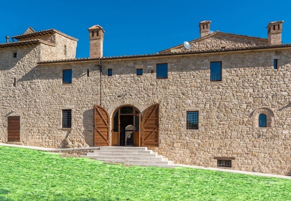 The Monastery with the main entrance - Santa Illuminata