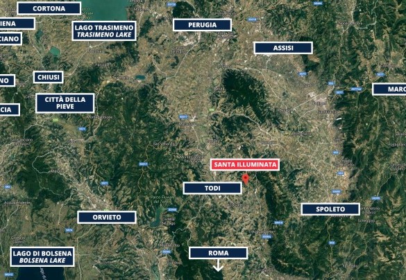 Santa Illuminata - Map