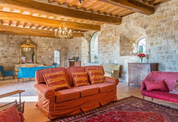  Living room on the ground floor - Santa Illuminata