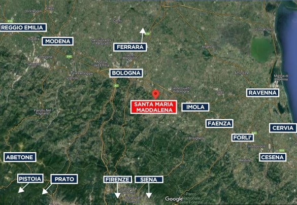 Santa Maria Maddalena - Mappa