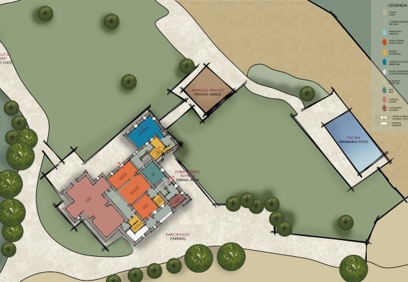 Santa Maria Maddalena - Property Layout