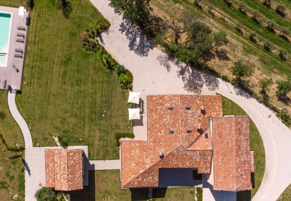Veduta panoramica della villa - Santa Maria Maddalena