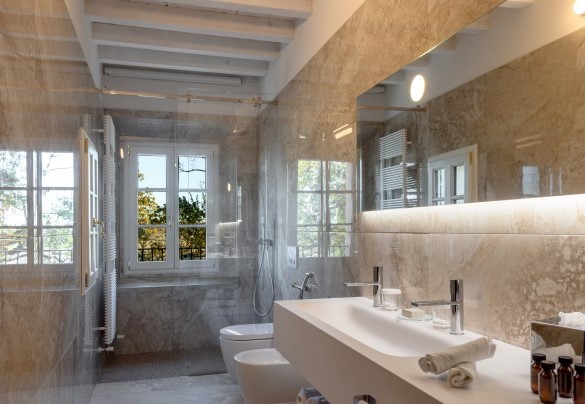 Bagno en suite n. 3 con doccia al primo piano - Santa Maria Maddalena
