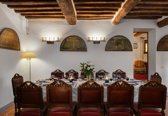 Dining area on the ground floor - Scandelaia