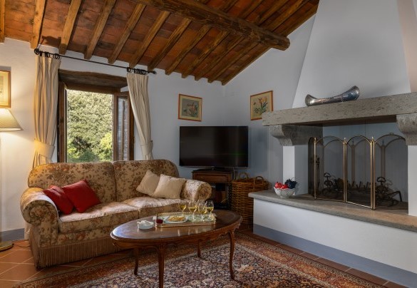 The living room on the first floor - Scandelaia