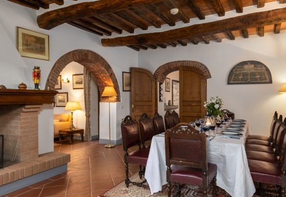 Dining area on the ground floor - Scandelaia