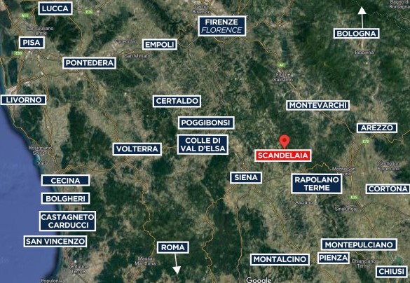 Scandelaia - Map