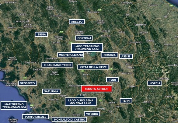 Tenuta Astolfi - Mappa 