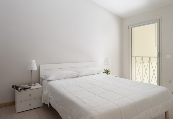 Letto matrimoniale nella mansarda - Tenuta Bagni De' Consoli