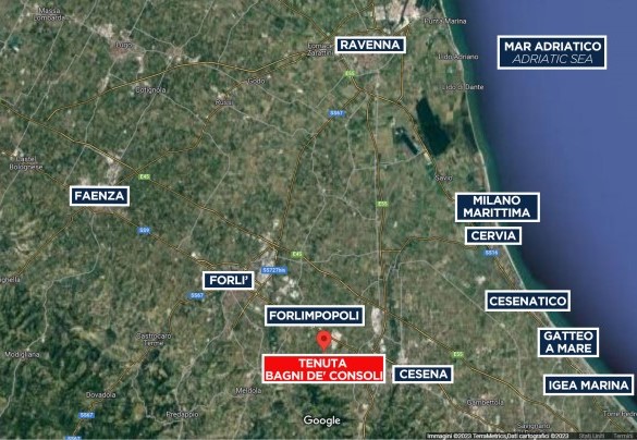 Tenuta Bagni de Consoli - Mappa
