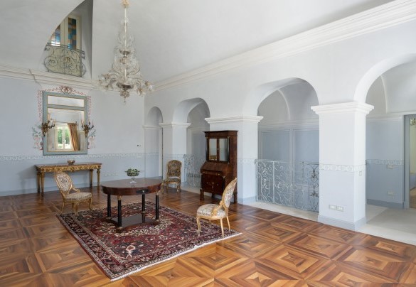 Il salotto al piano superiore - Tenuta Bagni De' Consoli