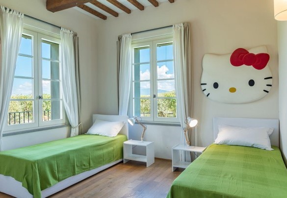 Twin bedroom n.4 on the ground floor - Tenuta Bellafonte 