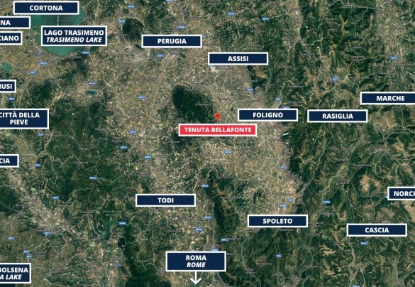 Tenuta Bellafonte - Map