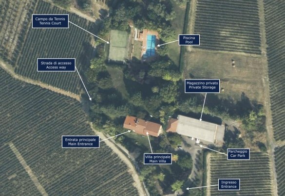 Tenuta Contessa Chiara - Property Plan