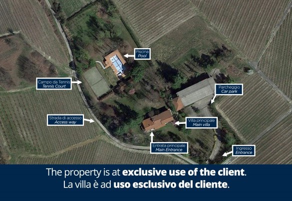 Property plan - Tenuta Contessa Chiara