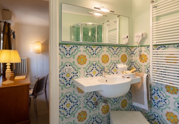 Il bagno con doccia al secondo piano – Tenuta di Pratello