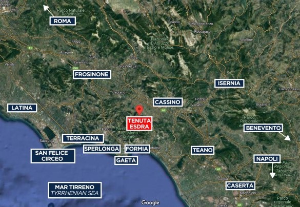 Tenuta Esdra - Mappa