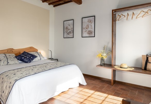 Double bedroom n.2 on the first floor - Tenuta Francigena 