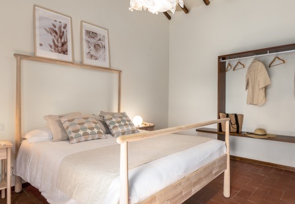 Double bedroom n.1 on the first floor with bathroom en-suite - Tenuta Francigena 