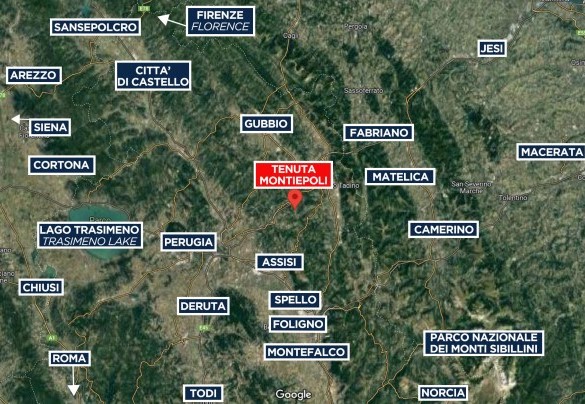 Tenuta Montiepoli - Map