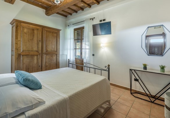 Double bedroom n.1 on the ground floor - Tenuta Montiepoli 