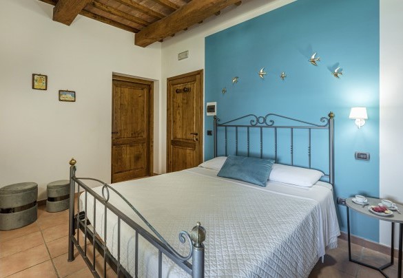 Double bedroom n.1 on the ground floor - Tenuta Montiepoli 