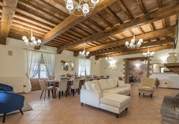 Open plan on the ground floor - Tenuta Montiepoli 
