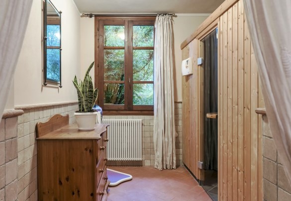 The sauna – Tenuta Navelli