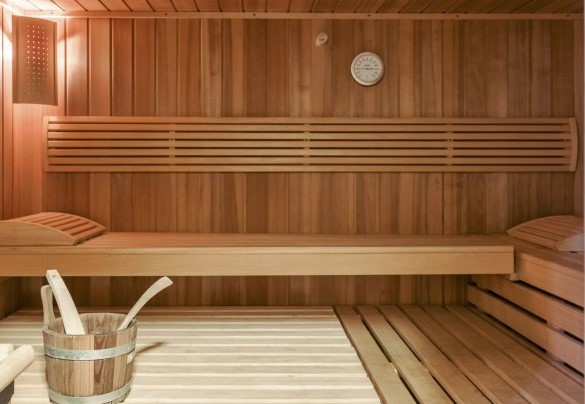 The sauna – Tenuta Navelli