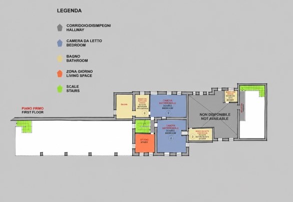 Tenuta Navelli - First floor