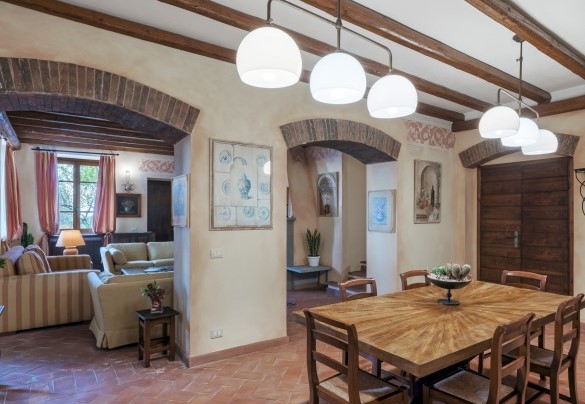 A detail of the living area - Tenuta Navelli