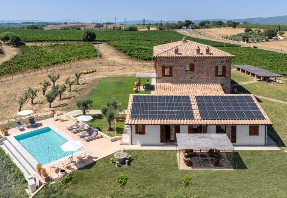La proprietà in collina - Tenuta Orsini 