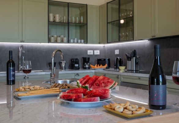 La cucina completamente equipaggiata - Tenuta Orsini