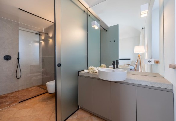 Bagno en-suite n.3 con doccia - Tenuta Orsini 