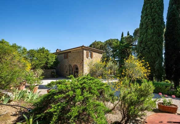 The rear of the farmhouse - Tenuta Sagherina