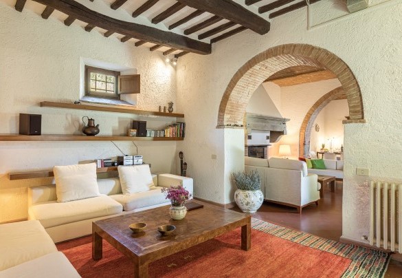 Salotto al piano terra - Tenuta Sagherina