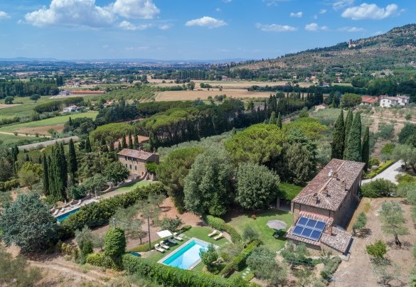 La proprietà vista dall'alto - Tenuta Sagherina