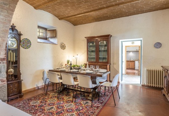 Sala da pranzo open con il salotto - Tenuta Sagherina