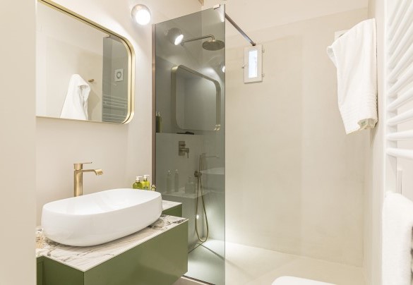 Bagno en suite con doccia al primo piano - Tenuta Sagherina 