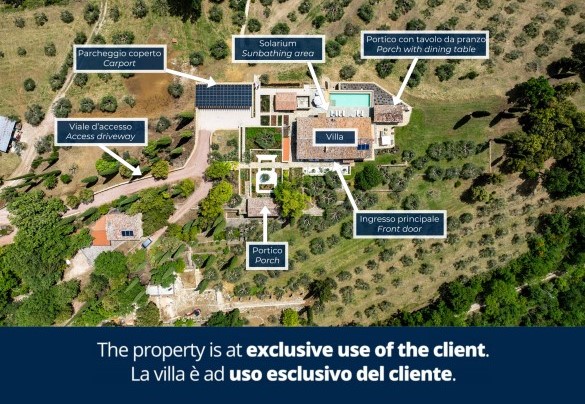 Property plan - Tenuta Santa Cristina