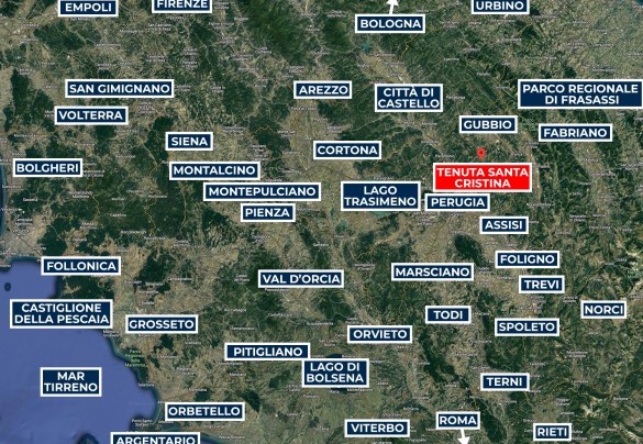 Map - Tenuta Santa Cristina