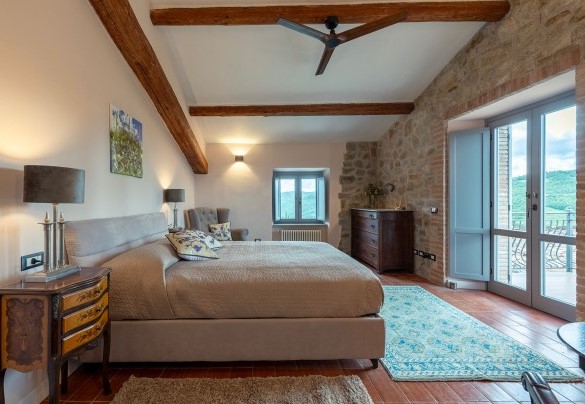 Double bedroom no.5 on the first floor - Tenuta Santa Cristina