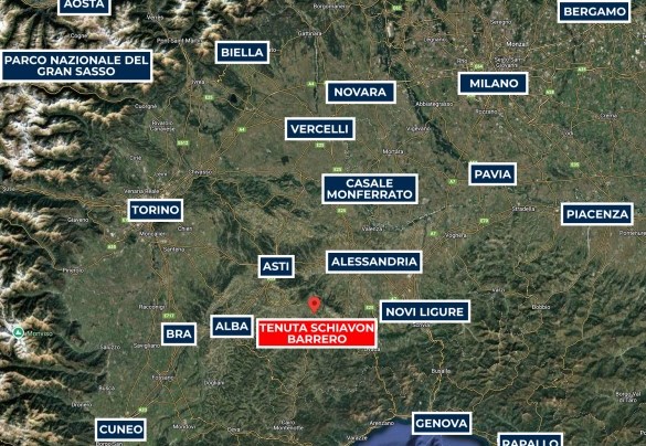 Mappa - Tenuta Schiavon Barrero