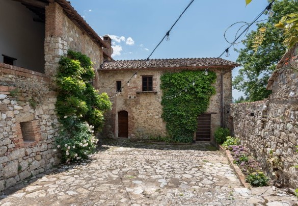 La “casa a corte” – Terra di Siena