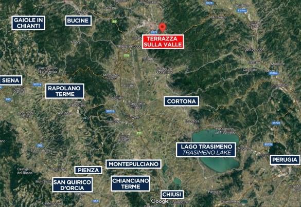 Terrazza sulla Valle - Map