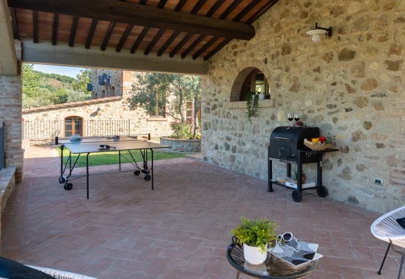 Zona relax , barbecue e divertimento - Terripi
