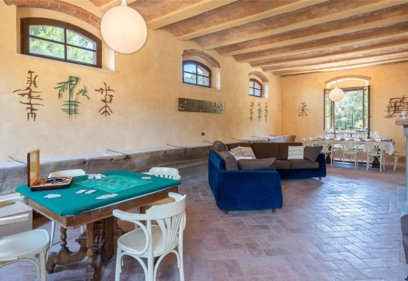 The living area with sofas and game table - Terripi